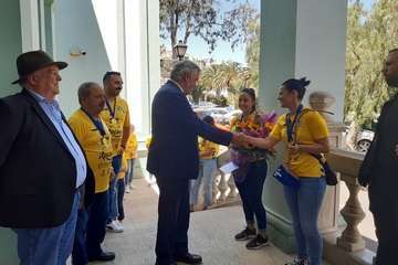 Recepción al Rocasa Gran Canaria por la ULPGC y firma de un convenio de colaboración/TA.